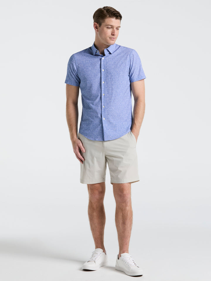 Slim Fit Soft Shirt (Bleached Denim) 