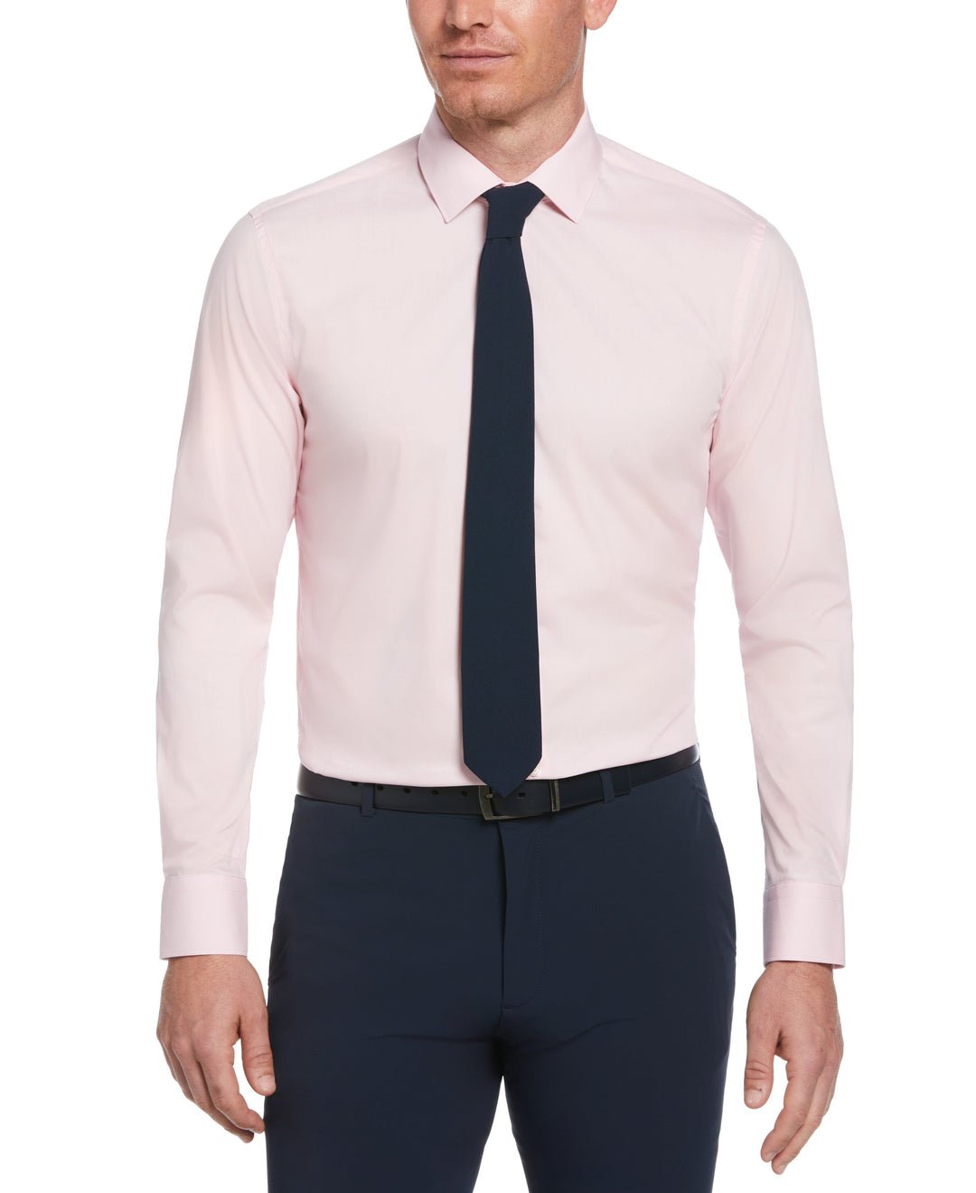 Pink Solid Dress Shirt  (Pink) 