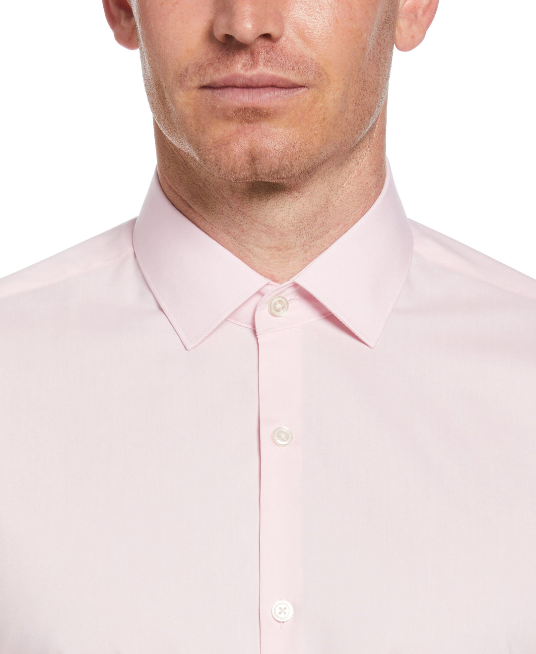 Pink Solid Dress Shirt  (Pink) 
