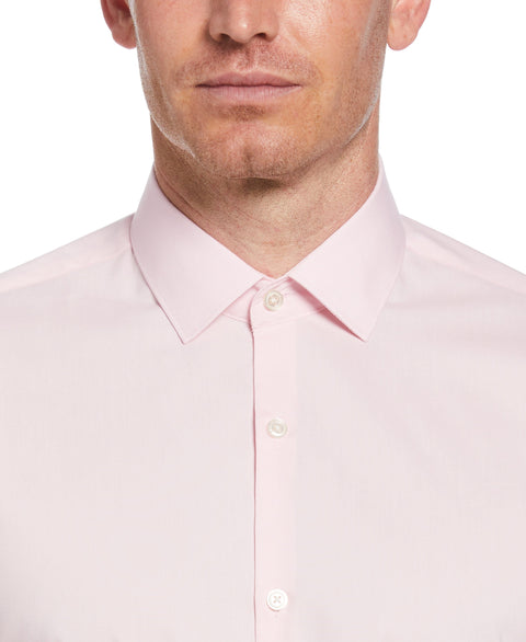 Pink Solid Dress Shirt  (Pink) 