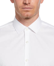 Bright White Solid Dress Shirt (Bright White) 
