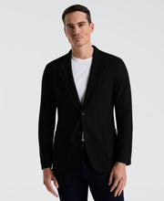 Solid Knit Blazer (Black) 