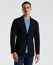 Solid Knit Blazer (Navy) 
