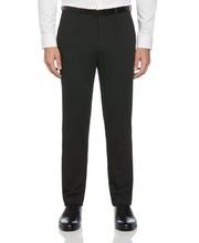 Slim Fit Solid Knit Suit Pant (Black) 