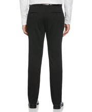 Slim Fit Solid Knit Suit Pant (Black) 