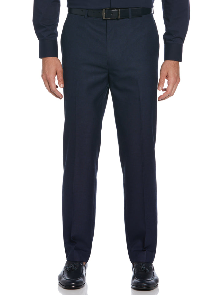 Slim Fit Suit Pant (Blue/Charcoal) 