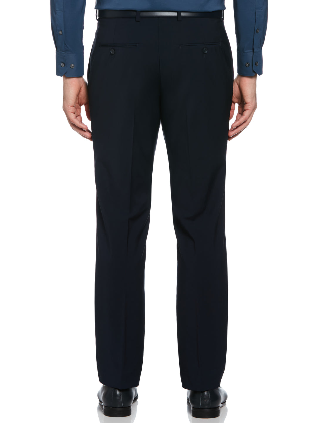 Slim Fit Solid Suit Pant (Deep Navy) 