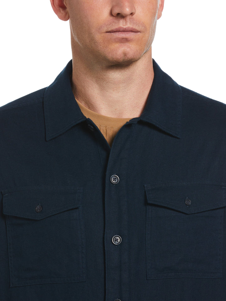 Twill Shirt (Dark Sapphire) 