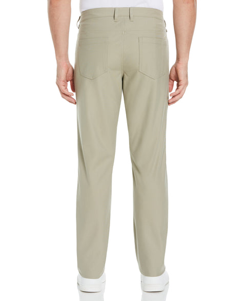Slim Fit Stretch 5-Pocket Performance Pant Mushroom Grey Perry Ellis