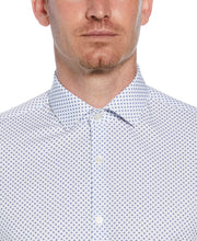 4-Way Stretch Navy Circle Shirt (Navy) 