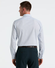Slim Fit Stretch Cotton Blend Plaid Dress Shirt