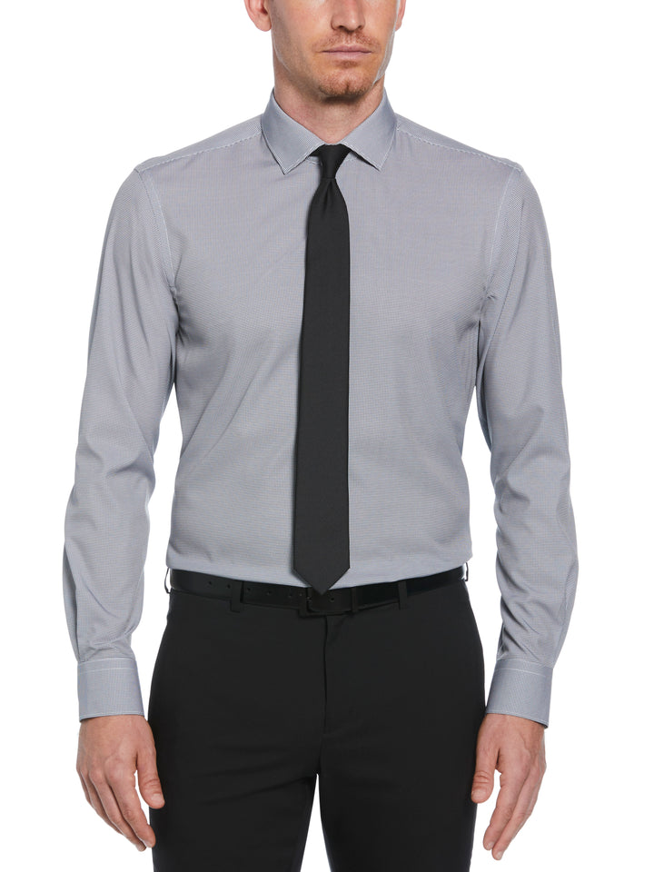 4-Way Stretch Houndstooth Shirt (Black) 