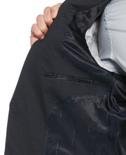 Slim Fit Stretch Pindot Navy Knit Suit