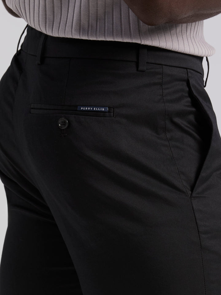 Slim Fit Stretch Peryennial Chino (Black) 