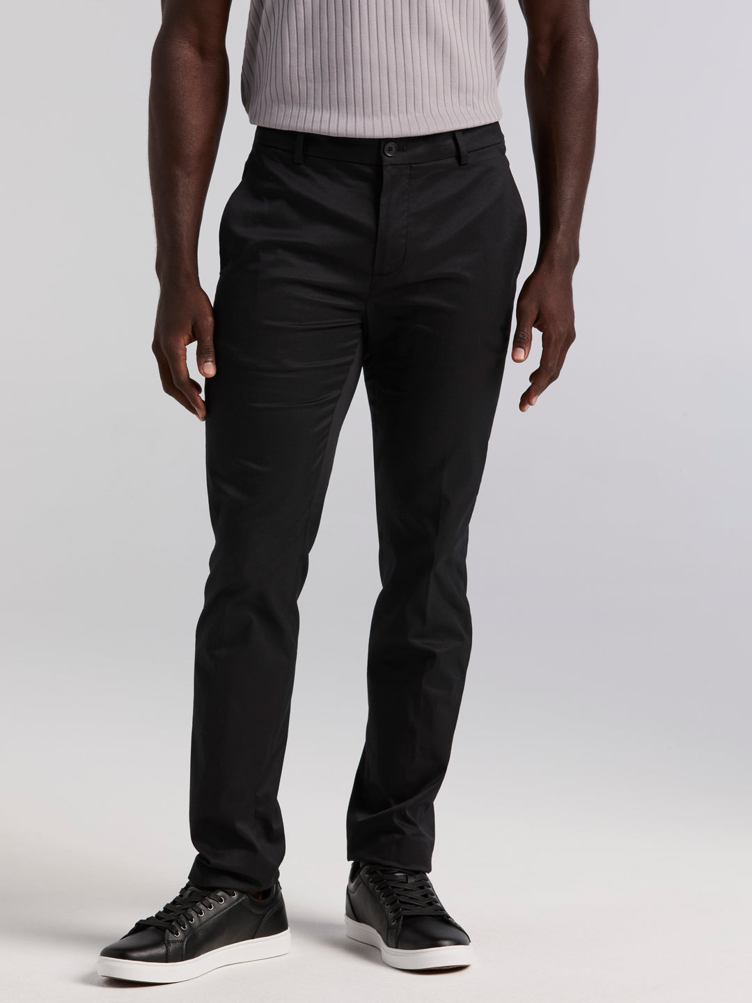 Slim Fit Stretch Peryennial Chino (Black) 