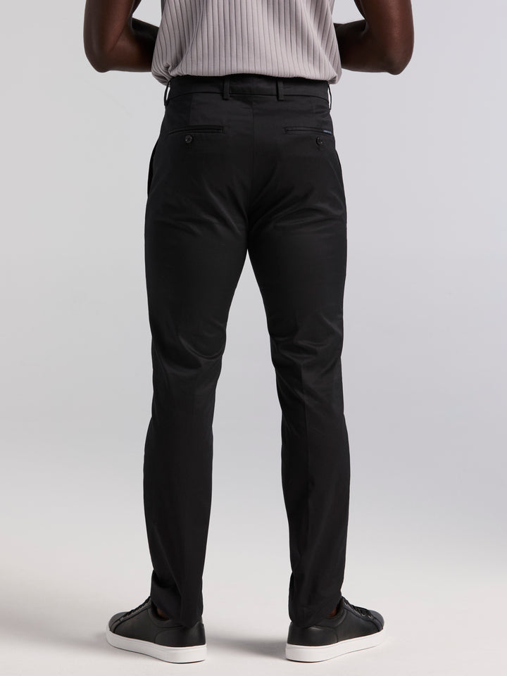 Slim Fit Stretch Peryennial Chino (Black) 