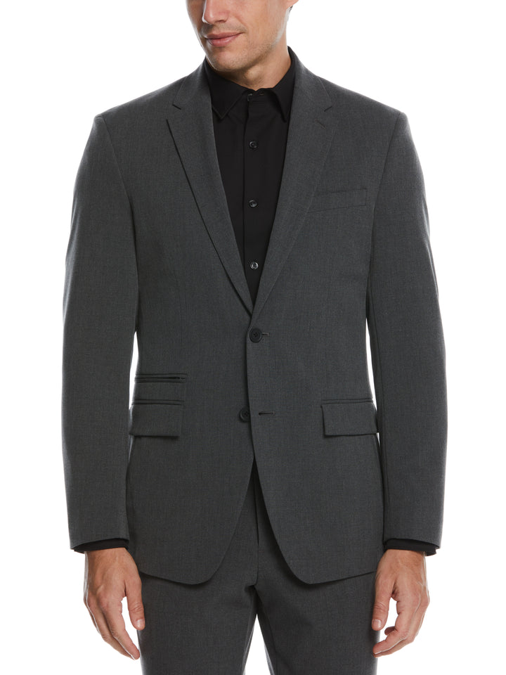 Slim Fit Stretch Tech Jacket (Charcoal) 