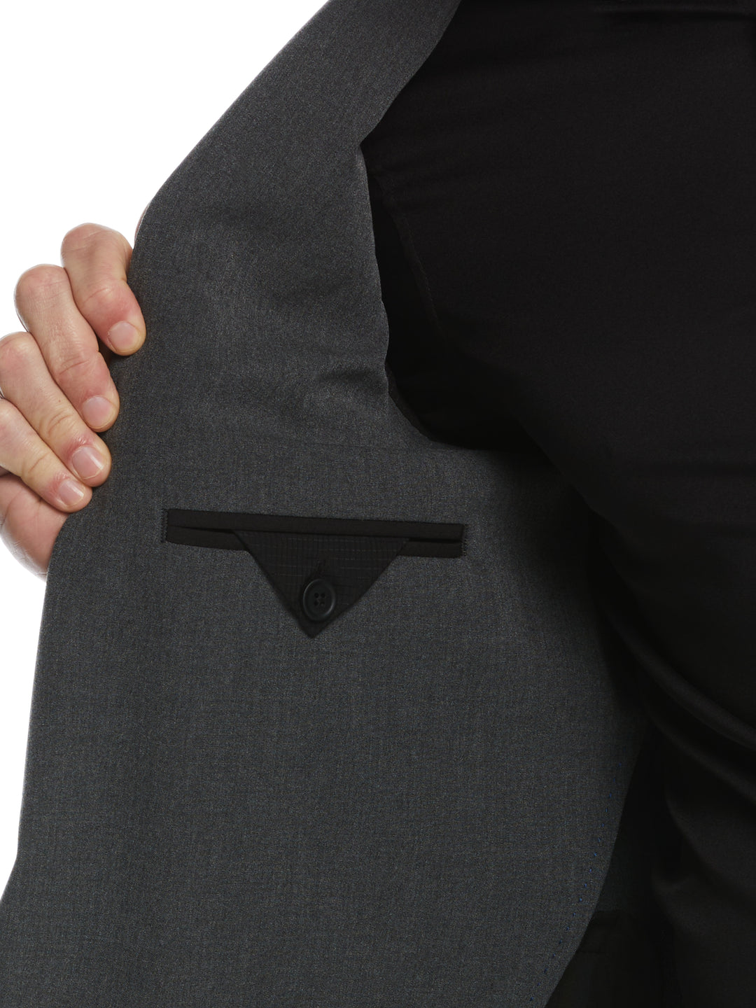 Slim Fit Stretch Tech Jacket (Charcoal) 