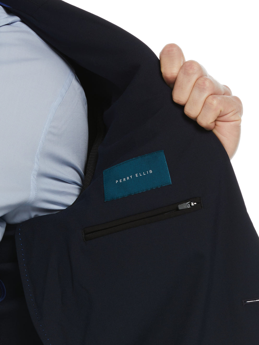 Slim Fit Stretch Tech Jacket (Dark Sapphire) 