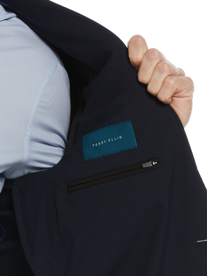Slim Fit Stretch Tech Jacket (Dark Sapphire) 