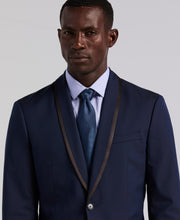 Slim Fit Stretch Dark Sapphire Tuxedo Suit