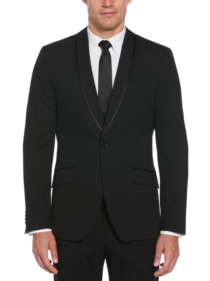 Slim Fit Tux Jacket (Black) 