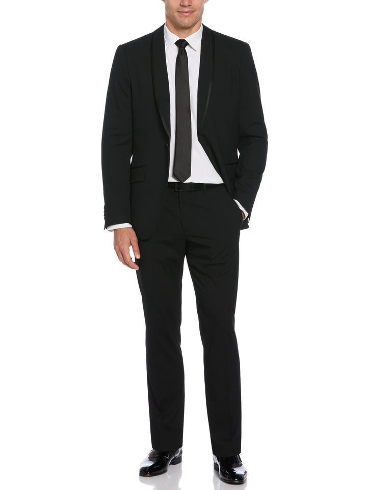 Slim Fit Tux Jacket (Black) 