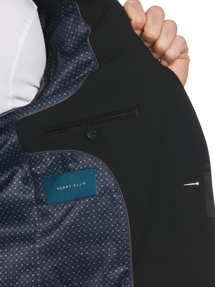 Slim Fit Tux Jacket (Black) 