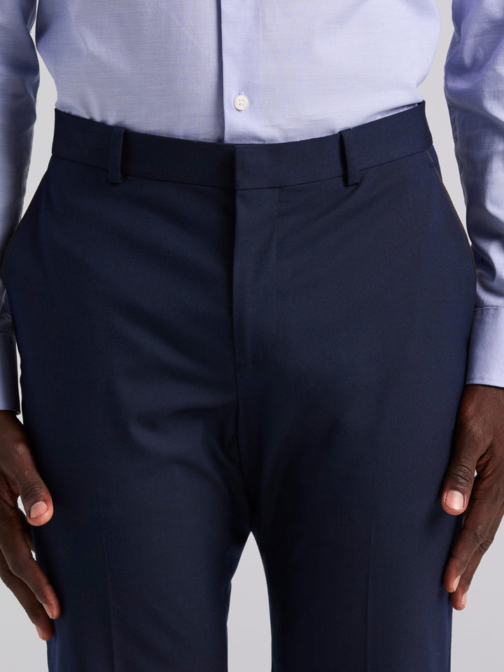 Slim Fit Tuxedo Pant (Dark Sapphire) 