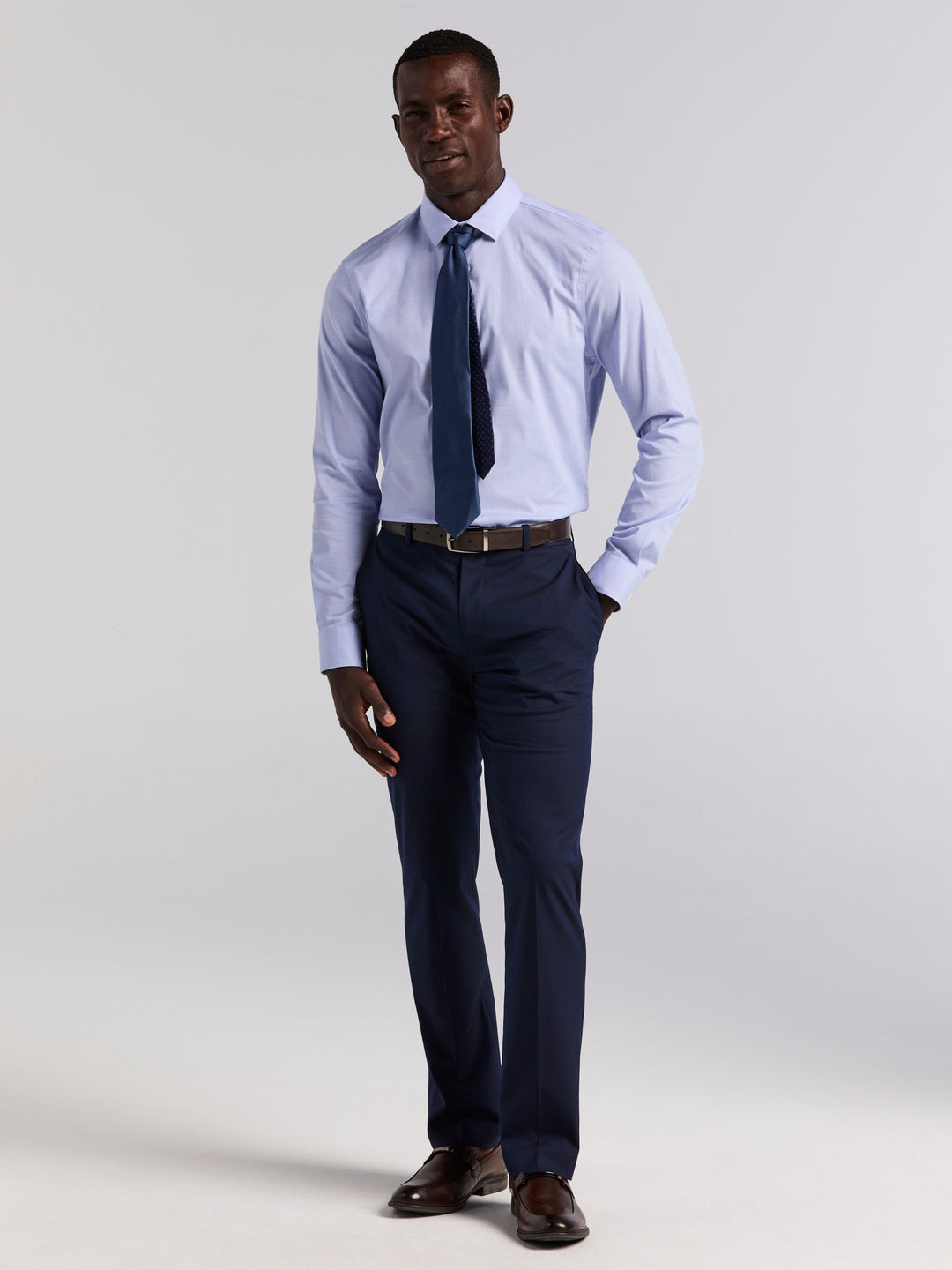 Slim Fit Tuxedo Pant (Dark Sapphire) 