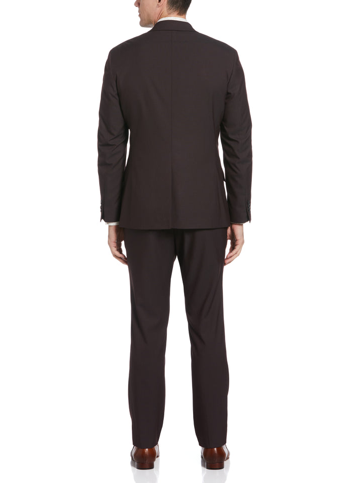 Slim Fit Stretch Washable Suit Jacket (Port) 