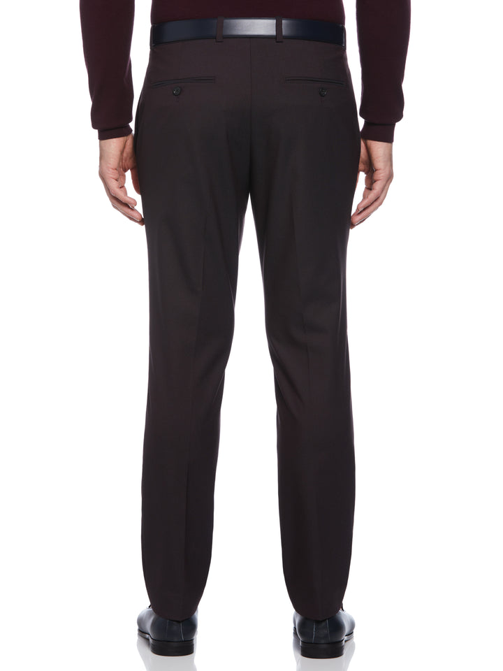 Washable Slim Fit Suit Pants (Fudge) 