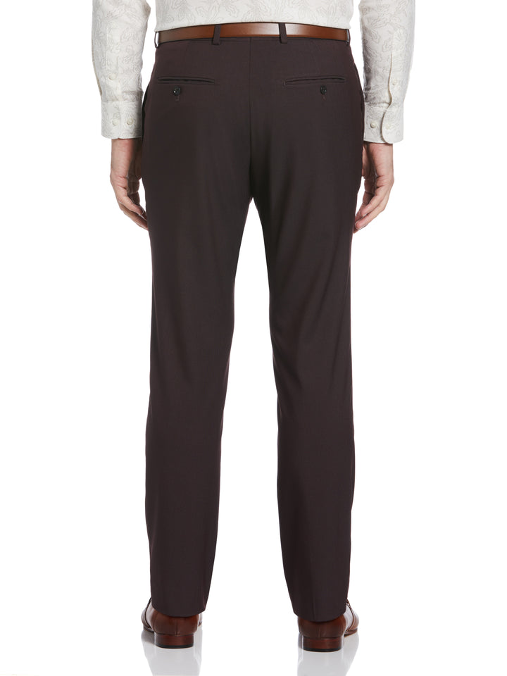 Slim Fit Stretch Washable Suit Pant (Port) 