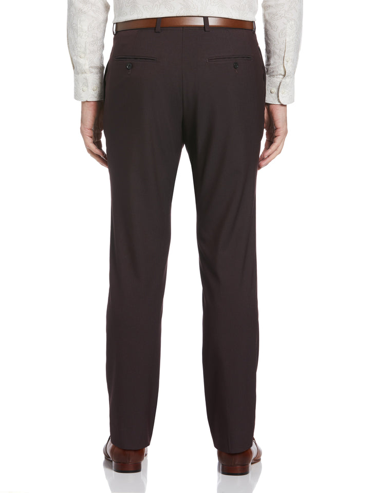 Slim Fit Stretch Washable Suit Pant (Port)