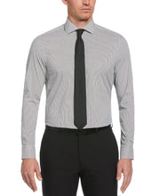 Black Stripe Print Shirt (Black) 