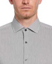 Black Stripe Print Shirt (Black) 