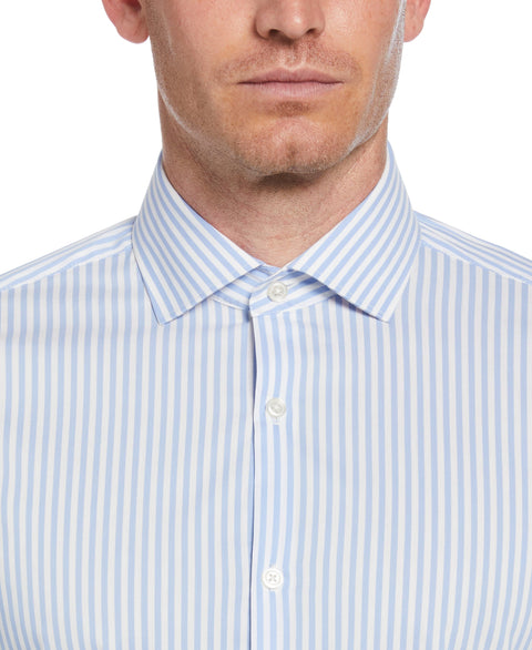 Light Blue Stripe Print Shirt (Lt. Blue) 