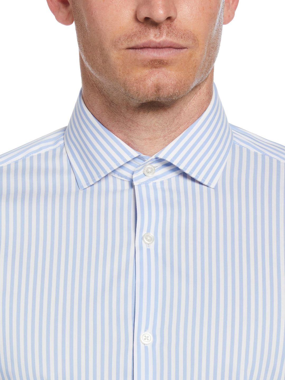 Slim Fit Striped Print Dress Shirt Slim Fit Striped Print Dress Shirt