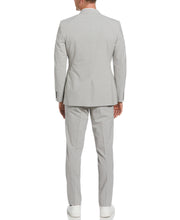 Slim Fit Micro Check Suit Jacket (Felt Grey) 