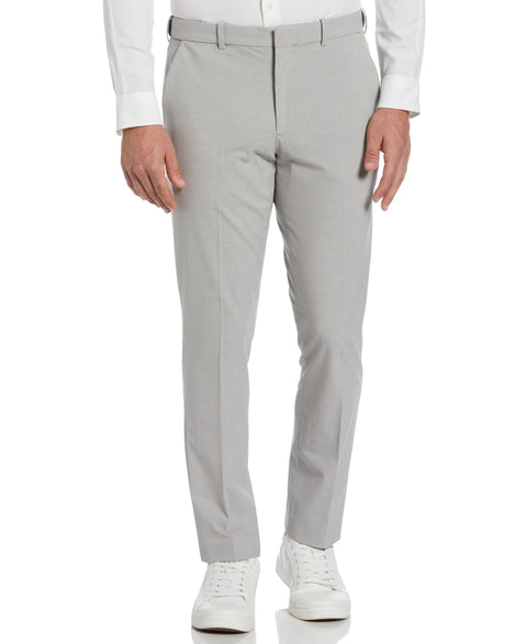 Slim Fit Micro Check Suit Pant (Felt Grey) 