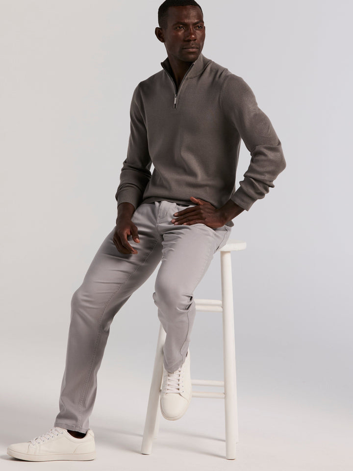 Slim Fit Lux Touch 5 Pocket Pant (Chieseled Stone)