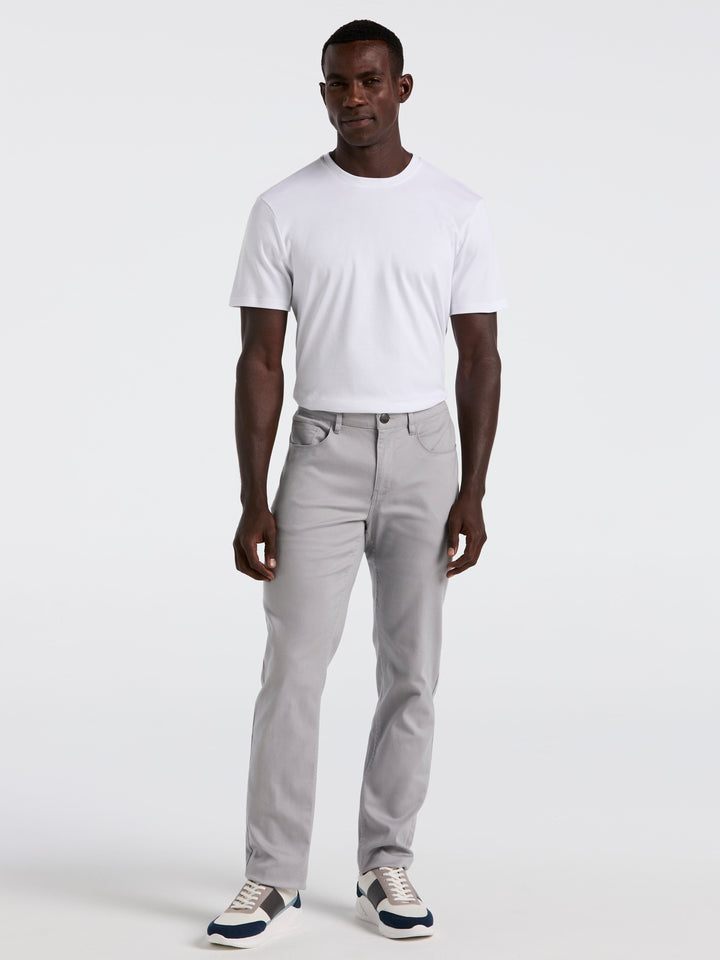Slim Fit Lux Touch 5 Pocket Pant (Alloy) 