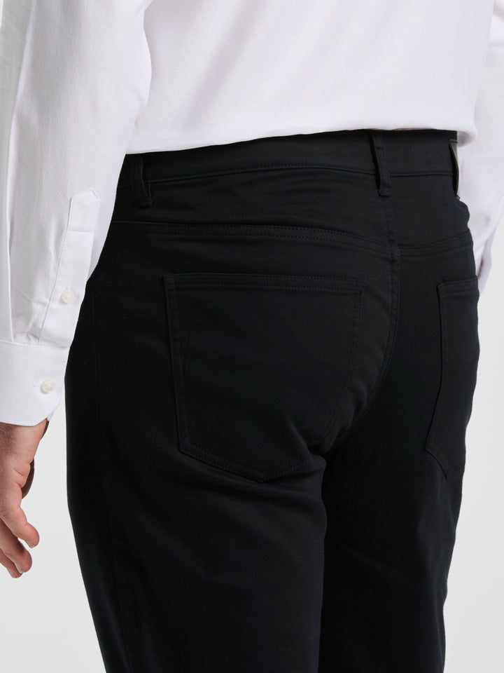Slim Fit Lux Touch 5 Pocket Pant (Caviar) 