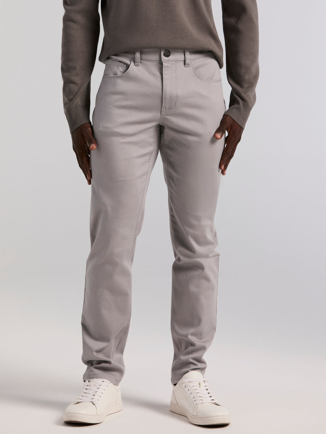 Slim Fit Lux Touch 5 Pocket Pant (Chieseled Stone) 