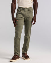 Slim Fit Lux Touch 5 Pocket Pant (Dusty Olive) 