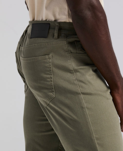 Slim Fit Lux Touch 5 Pocket Pant (Dusty Olive) 