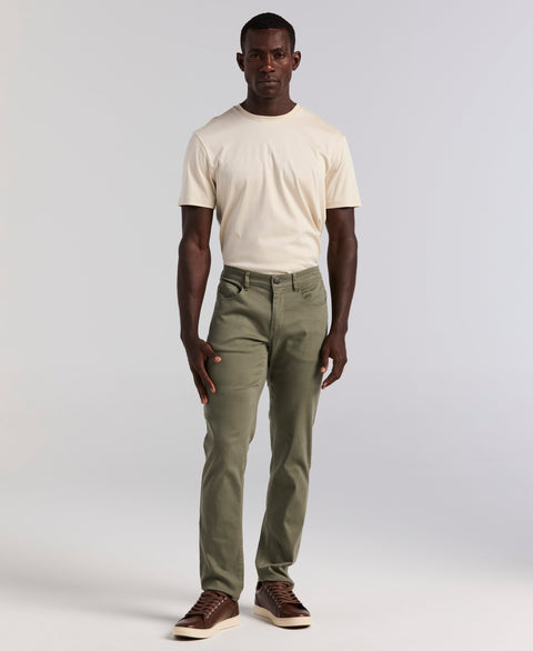 Slim Fit Lux Touch 5 Pocket Pant (Dusty Olive) 