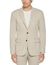 Slim Fit Taupe Solid Knit Suit