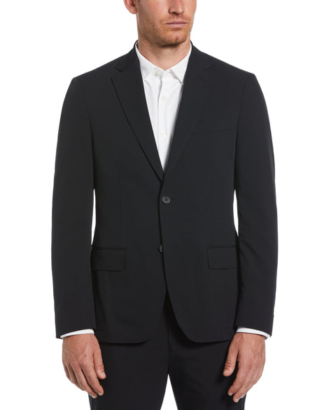Slim Fit Performance Tech Suit Jacket (Black) 