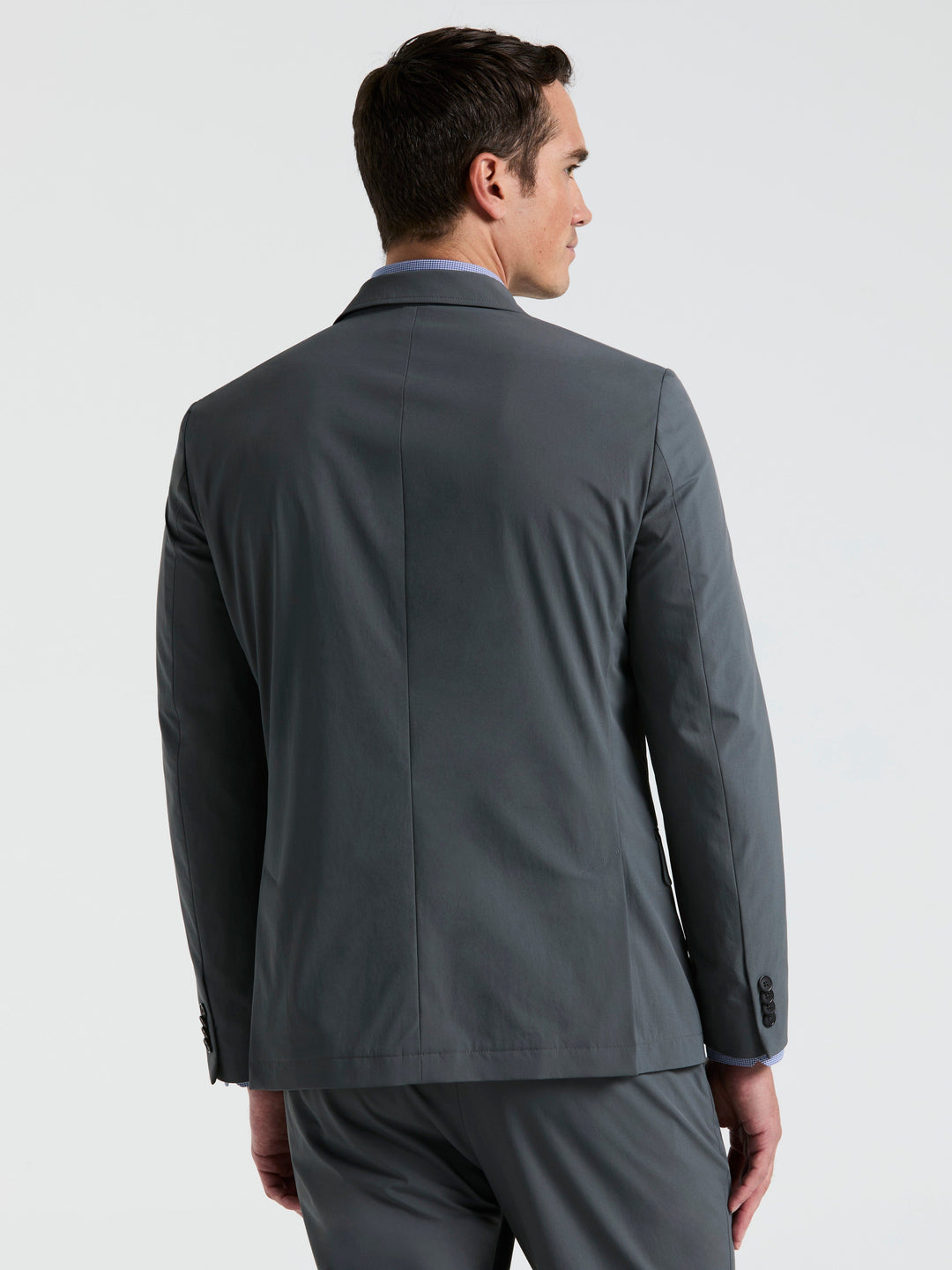 Slim Fit Performance Tech Suit Jacket (Grey) 